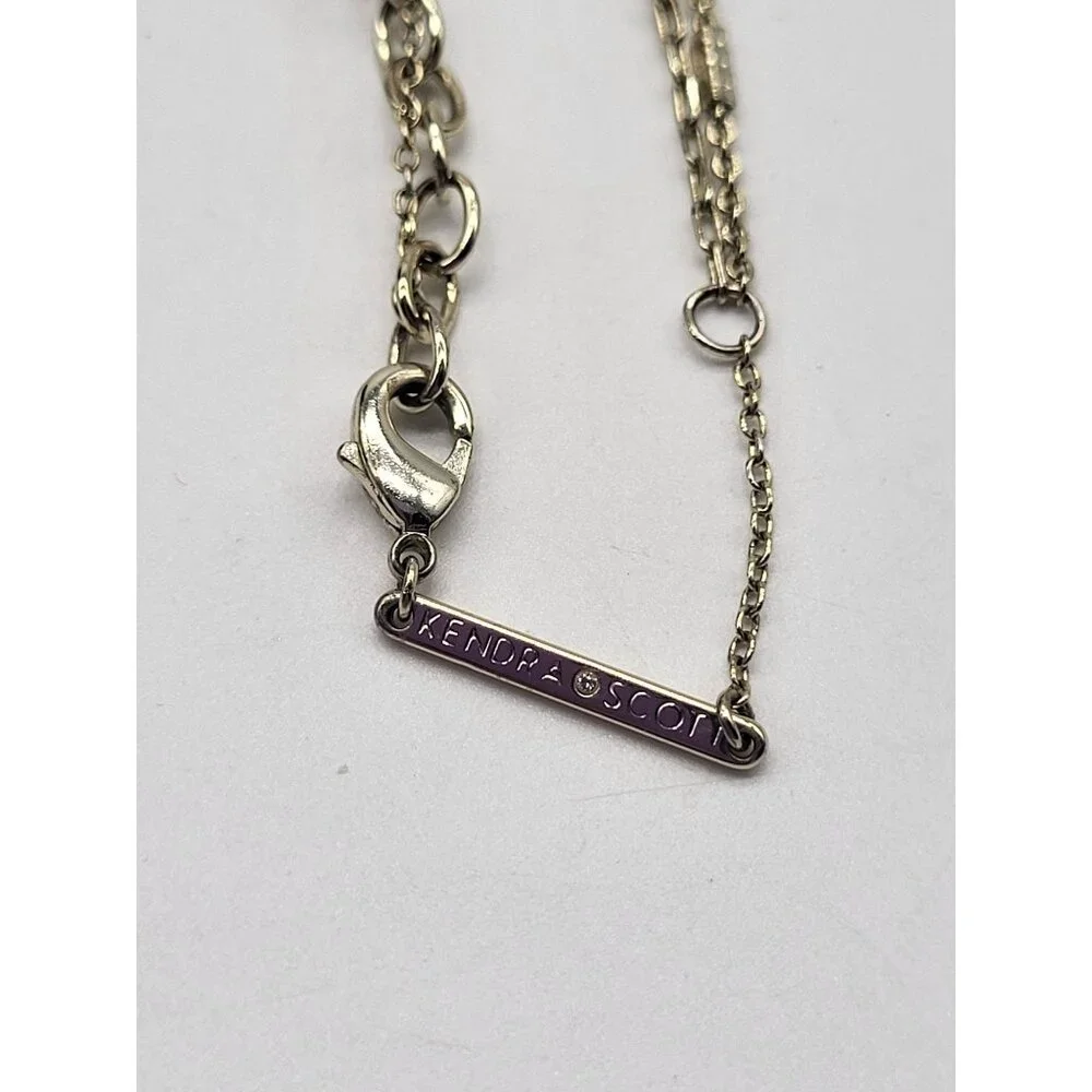 Kendra Scott Clove Multi Strand Layered Necklace Gold Plated Minimalist - Picture 5 of 8